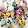 blueberry ice-cream 